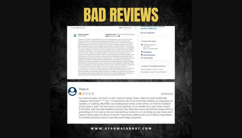 Bad Reviews EMC home warranty