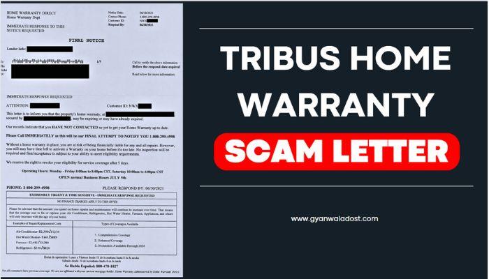 tribus home warranty scam letter gyanwaladost